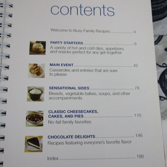 Unused Kraft Busy Family Recipes Cookbook - Picture 9 of 11